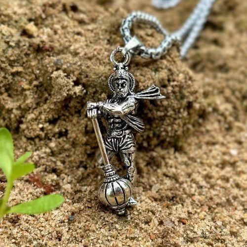 Divine Hanuman & Lord Narasimha Pendant Collection - Pure Metal Finish